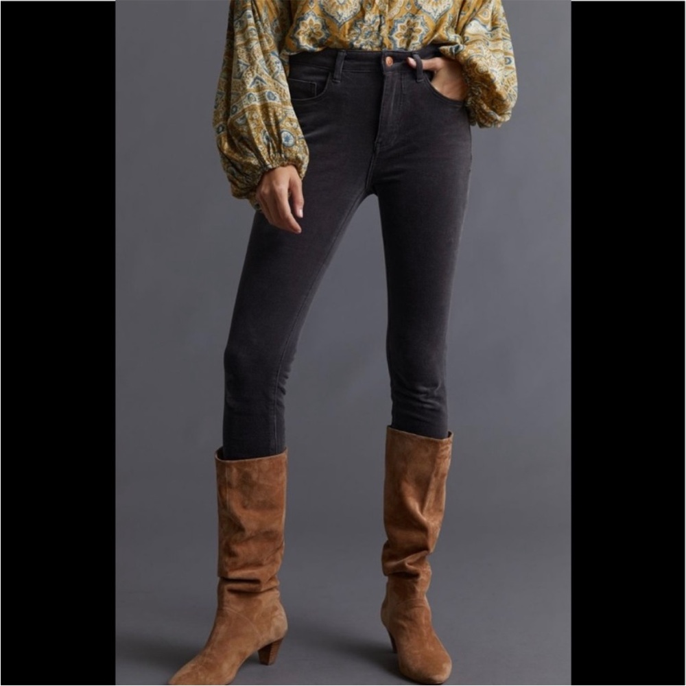 Pilcro and the Letterpress Black Skinny Jeans